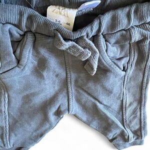 Zara Kids blue  Corduroy Joggers